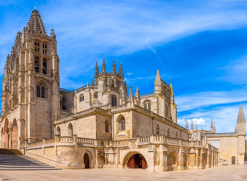 Cathedral of Santa Mary in Burgos, Spain by Ivo de Rooij