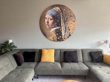 Klantfoto: Meisje met de parel  van Lia Morcus