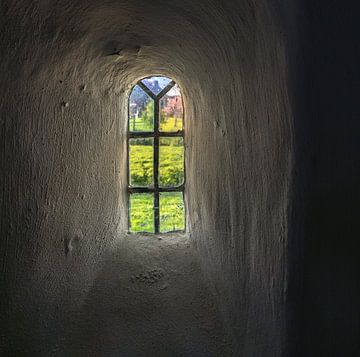 Vue de la fenêtre de l'église sur Bo Scheeringa Photography