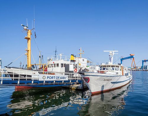 Museumsschiffe beim Schifffahrtsmuseum, Kiel