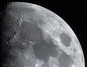 Mond in Makroaufnahme
