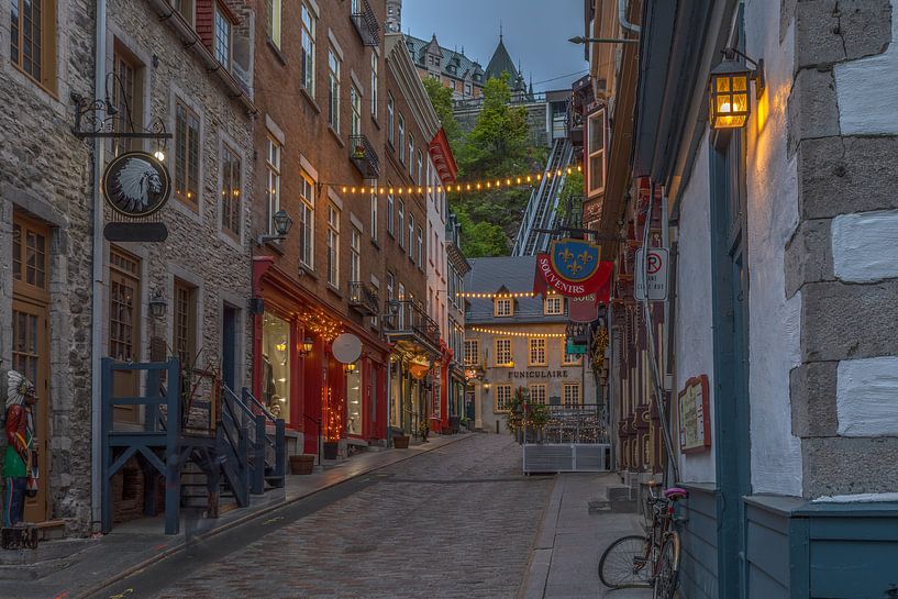 Old centre of Quebec, Canada by Maarten Hoek