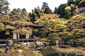Le temple Ginkaku-ji à Kyoto, Japon sur Expeditie Aardbol