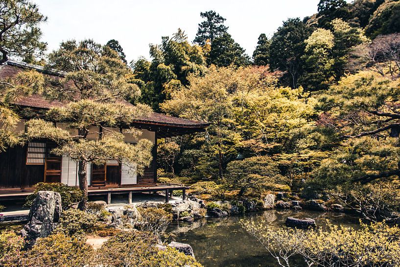Ginkaku-ji tempel in Kyoto, Japan van Expeditie Aardbol