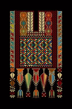 Modèle d'ornement Tatreez 39 sur Richard Laschon