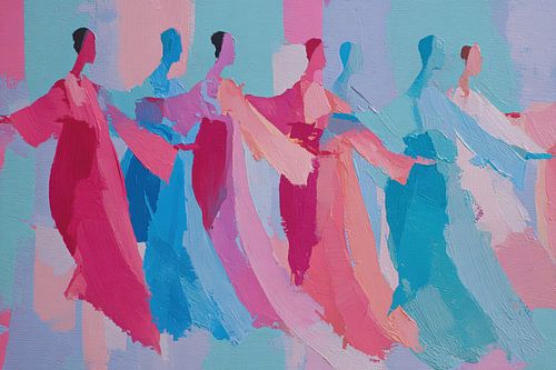 Flowing Colors of Dance