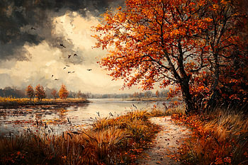 Een typisch Nederlandse herfst
