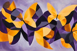 Un flottement coloré - des papillons en harmonie sur Poster Art Shop