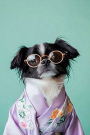Japanese Chin by Poster Art Shop