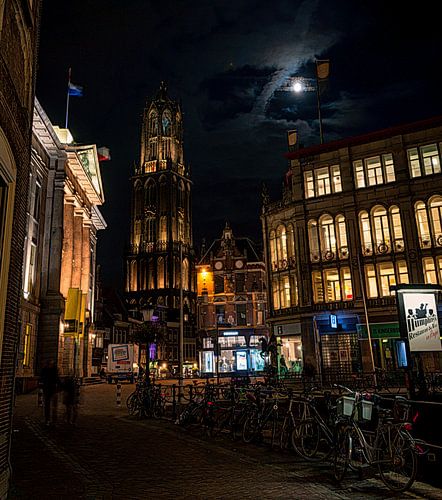 Stadhuis en Dom, Utrecht.
