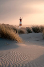 Le calme du soir au phare sur Melanie Viola