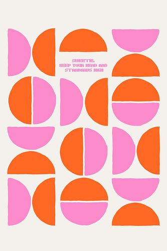 Pop Art - Garde la tête haute et les normes élevées sur Malou Studio