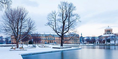Nieuw Paleis en het Kunstgebouw in Stuttgart