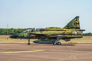 Saab 37 Viggen Doppelsitzer.
