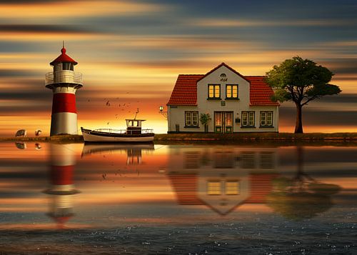 De idylle in het huis van de vuurtorenwachter