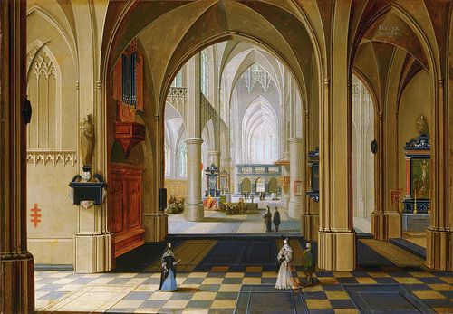 Peeter NEEFFS (I), Kerkinterieur, 1600s