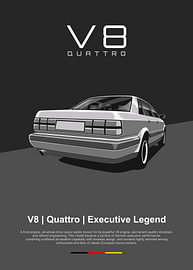Audi V8 Quattro by Kaminarirace