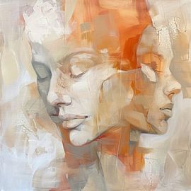 Portrait of a woman Faces by Poster Art Shop