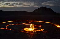 Erte Ale vulkaan, Danakil, Ethiopië van Harold de Groot thumbnail