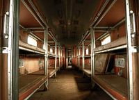 Abandoned sleeping train