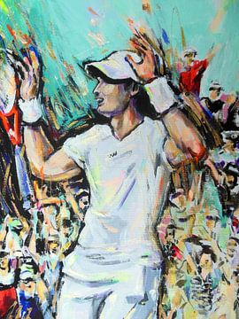 Andy Murray - Winner of Wimbledon 2013 by Lucia Hoogervorst