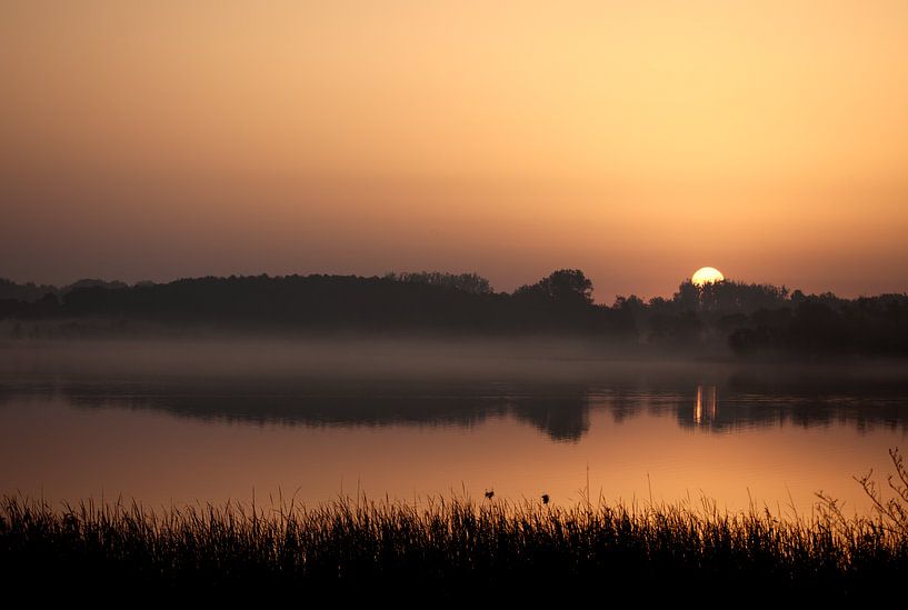 Sunrise at Rederang Lake by Angelika Stern