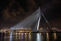 City of Rotterdam: Erasmusburg by light