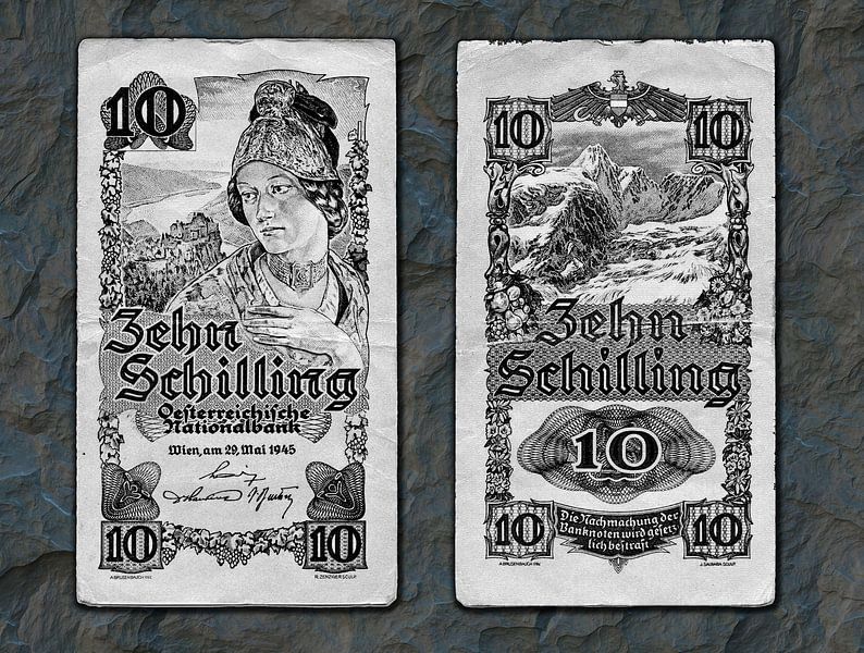 Zehn Schilling von Leopold Brix
