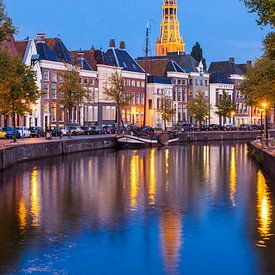 Hoge der A Groningen bei Nacht (Plakat) von Volt