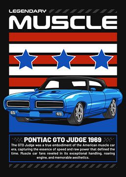 Pontiac GTO Judge Muscle Car von Adam Khabibi