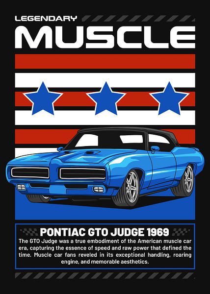Pontiac GTO Judge Muscle Car von Adam Khabibi