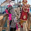 Carnaval in Venetië - Kostuums voor de gondels op het San Marcoplein van t.ART