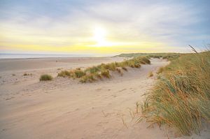 Zonsopgang in de duinen van Texel in de Waddenzee van Sjoerd van der Wal Fotografie