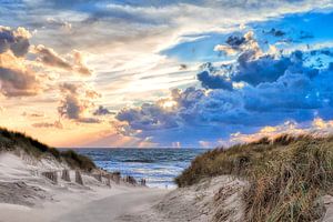 Strandzugang Nordseestrand von eric van der eijk