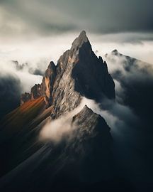 Dramatic atmosphere in the mountains