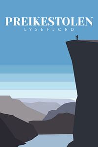 Norwegen - Preikestolen