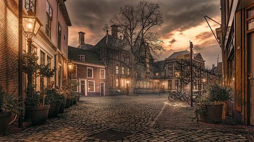 Het gerecht van Leiden.