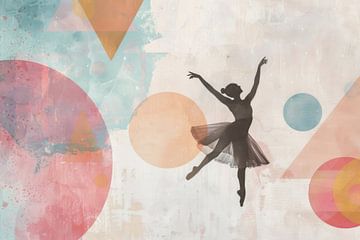 Ballet ballerina van Poster Art Shop