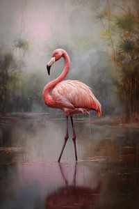 Launischer Flamingo