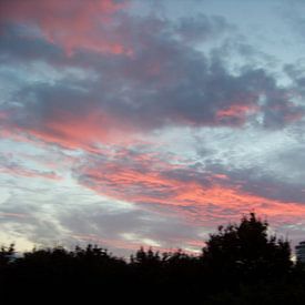 Orange sky by Sander Frankfoort