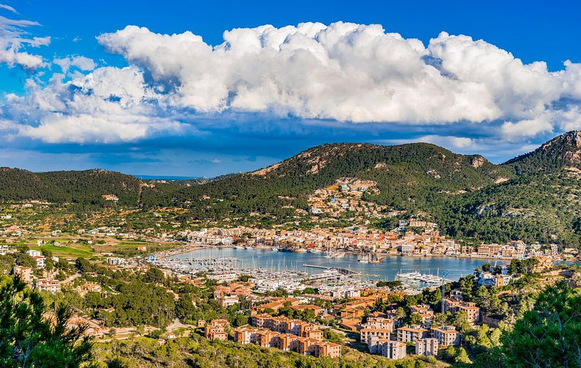 Beautiful view of Port de Andratx on Majorca island, Spain by Alex Winter