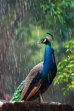 Peacock by Poster Art Shop