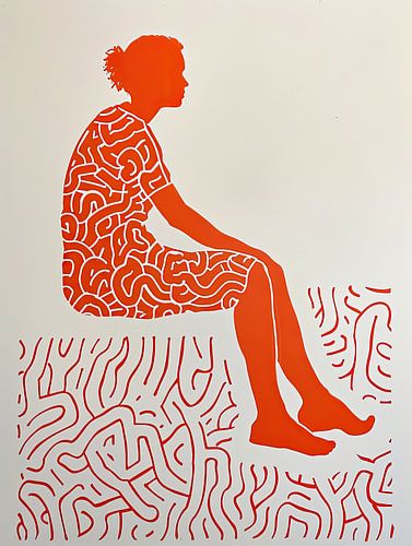 Malerei Abstrakt Mann