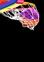 Basketball wpap pop art