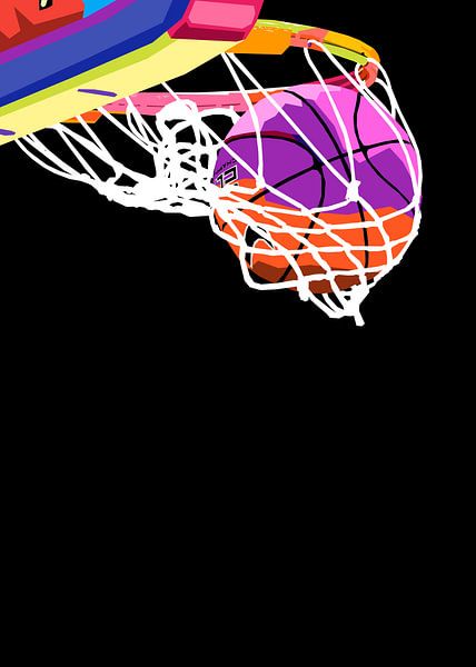 Basketball wpap pop art by IHSANUDDIN .