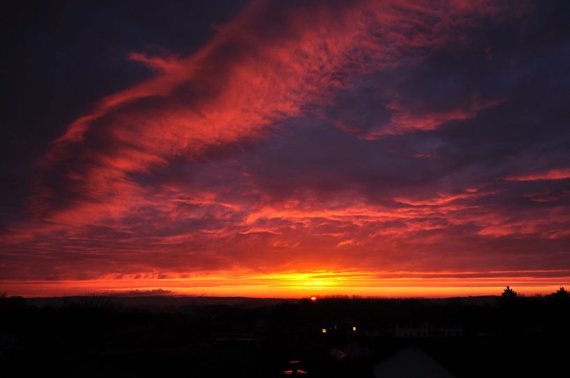 Zonsopgang boven de Granitz van GH Foto & Artdesign