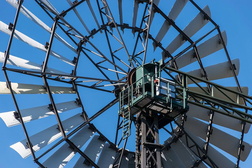 Close up of a farm wind mill by Patrick Verhoef