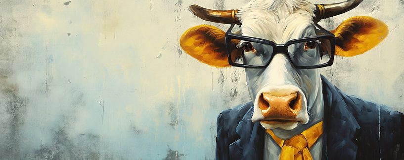 Dressed Cow by Wonderful Art