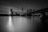 Rotterdam, The sun behind the city