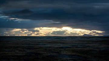 IJsland zonsondergang van Thomas Heitz